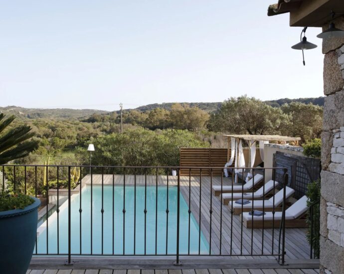 Santa Manza, Villa A Signadora 4 chambres, vue mer, piscine RL293