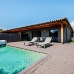 Lecci, Cala Rossa, Villa de 3 chambres avec piscine chauffée et plage à pieds