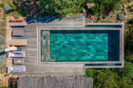 Porto Vecchio, Palombaggia, Propriété vue mer, 4 chambres, piscine, plage à pied