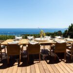 Porto-Vecchio, Palombaggia, Villa vue mer panoramique, 6 chambres, piscine chauffée, plage à pied