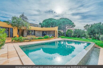 Marine de Davia, villa 4 chambres, vue mer, plage à pied