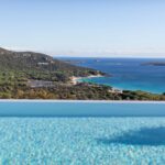 Palombaggia, villa 7 bedrooms, service room, swimming pool, panoramic sea view, beach on foot