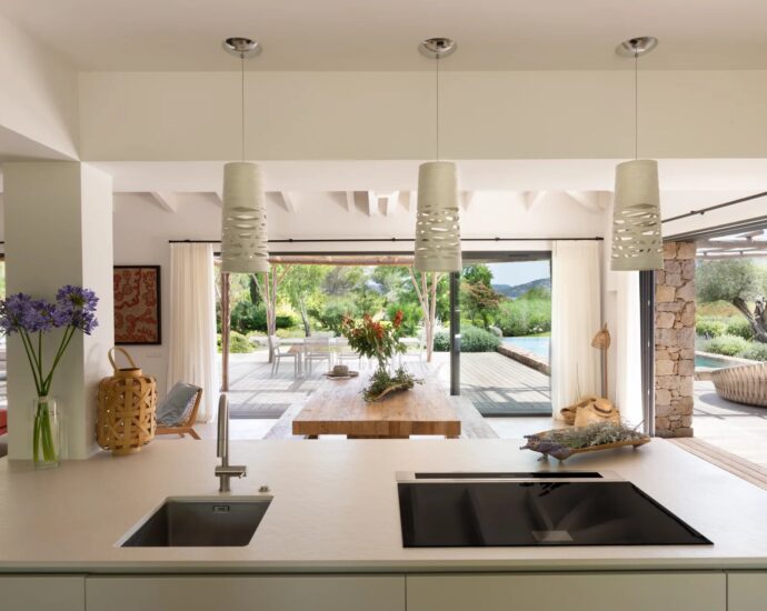 Cala Rossa beach, 6 rooms, pool, right on the water, RL351 Alzu di Cala Rossa