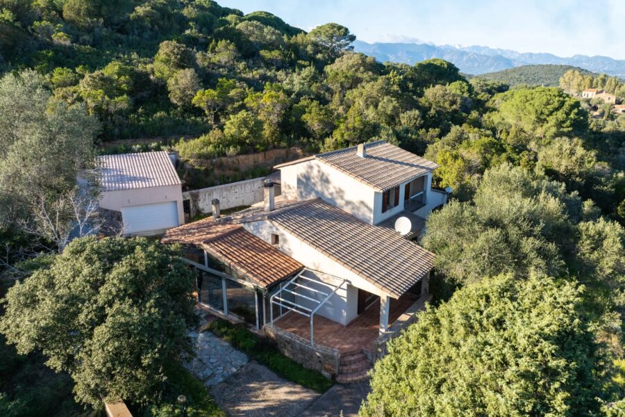 Exclusivité, Palombaggia, Villa, 4 chambres, vue dégagée, proche plage