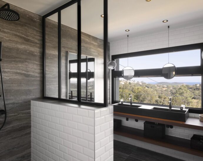 Saint-Cyprien, villa 7 chambres, vue mer panoramique, piscine