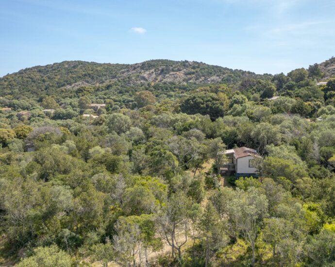 Porto-Vecchio, Palombaggia, Terrain constructible, Permis de construire, Vue montagne, Aperçu mer