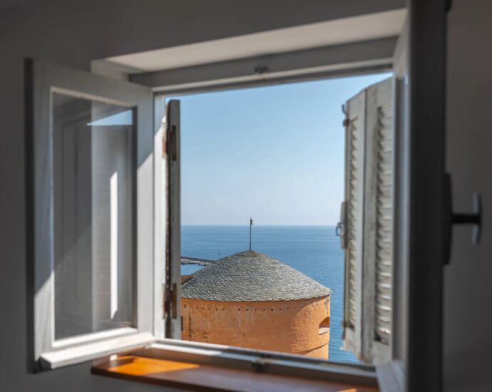 Bastia, citadel, apartment, 4 bedrooms, panoramic view