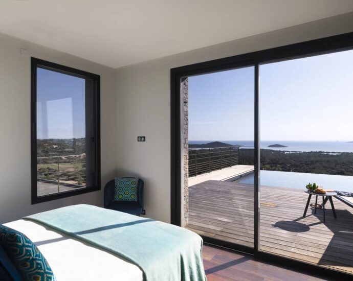 Saint-Cyprien, villa 7 chambres, vue mer panoramique, piscine