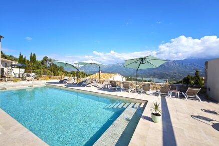 Balagne, Santa-Reparata di Balagna, Villa 9 chambres, vue lac et montagnes, Piscine, Salle de sport, Sauna, Proche l&rsquo;Île Rousse et plages