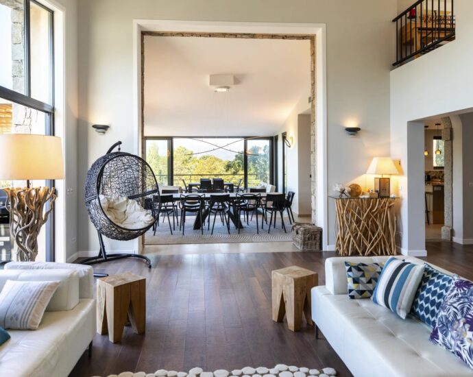 Porto-Vecchio, Domaine de Cala Rossa, villa 8 chambres, piscine et plage à pied