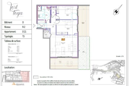 Ville di Pietrabugno, Fort Toga Residence, new apartment, 2 bedrooms, garden, sea view