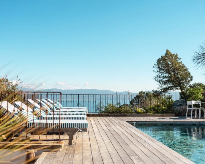 Exclusive, Valinco, Architect-Designed Villa, 7 Bedrooms, Pool, Panoramic Sea View, Close to the Beach