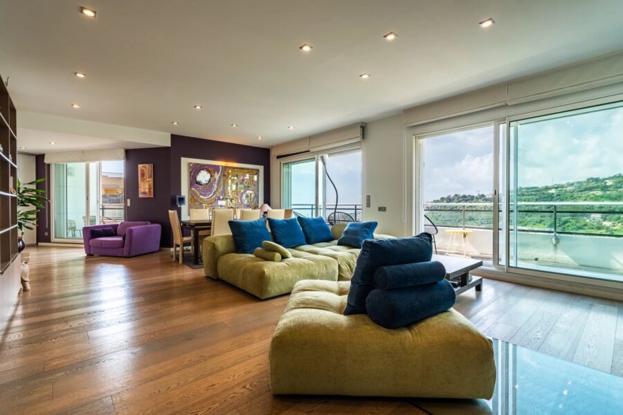 Bastia, Ville di Pietrabugno, Penthouse, vue mer, 4 chambres, piscine, proche plages