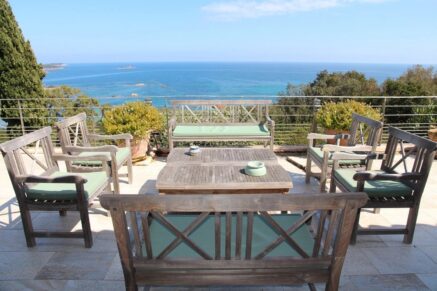 Cala Rossa, Domaine de la Tour, Villa vue mer panoramique, 7 chambres, piscine, plage à pied