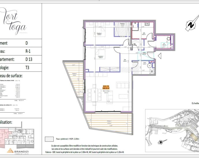 Ville di Pietrabugno, Fort Toga Residence, new apartment, 2 bedrooms, sea view