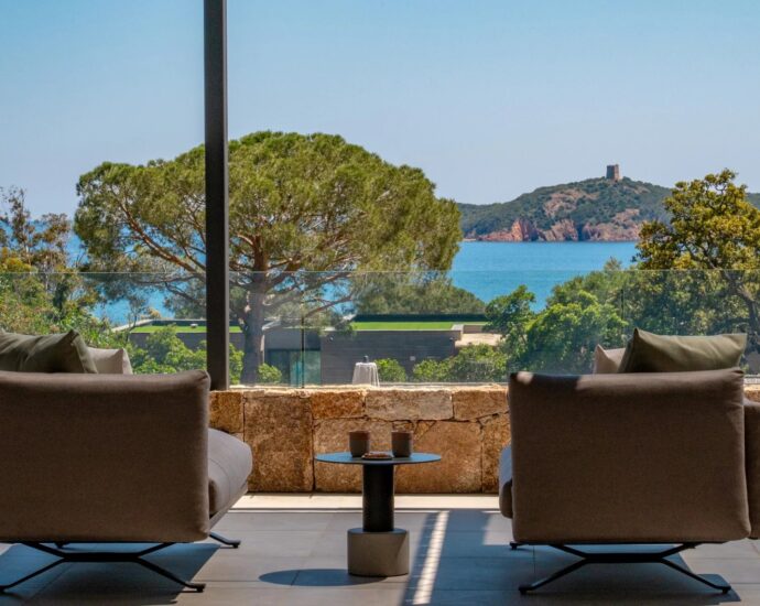 Caramontino, Hôtel Villa vue mer panoramique, 7 chambres, Piscine, Jacuzzi, Salle de sport, Plage à pied