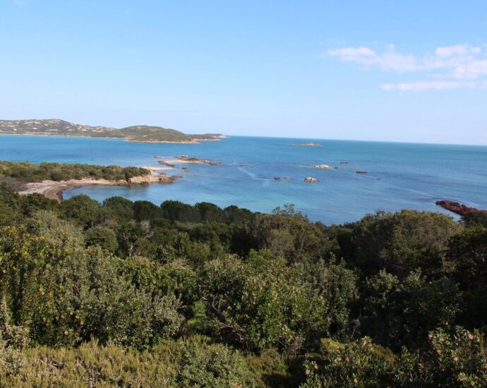 Cala Rossa, Domaine de la Tour, Villa vue mer panoramique, 7 chambres, piscine, plage à pied