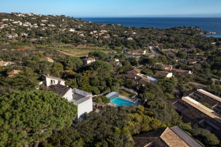 Santa-Giulia, Villa, 4 chambres, Piscine, Vue mer, Plage à pied