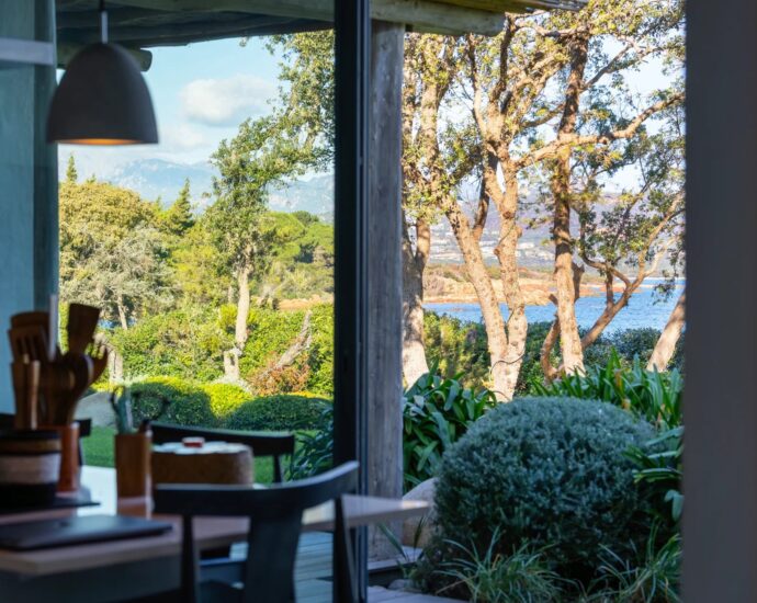 Exclusivity, Domaine de Cala Rossa, La Testa, Exceptional Waterfront Estate, 2 Villas, 7 Bedrooms, Pool, Walking Distance to the Beach, Panoramic Sea Views