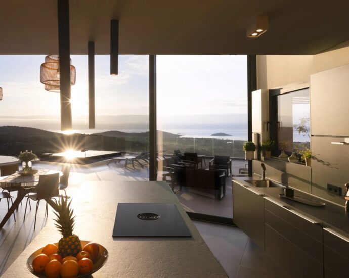 Saint-Cyprien, villa 7 bedrooms, panoramic sea view, pool