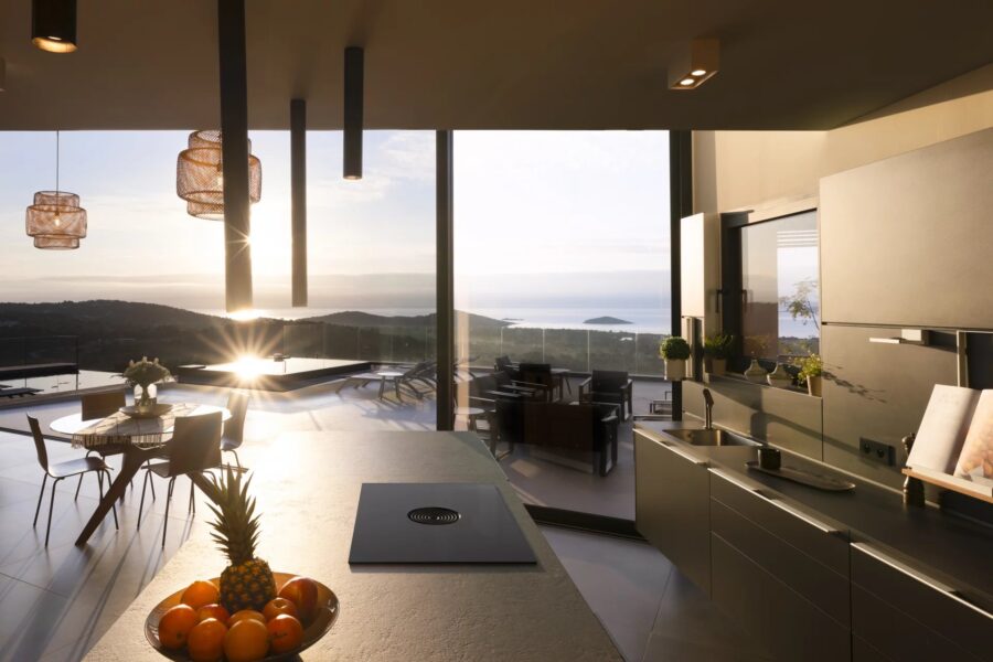 Saint-Cyprien, villa 7 bedrooms, panoramic sea view, pool