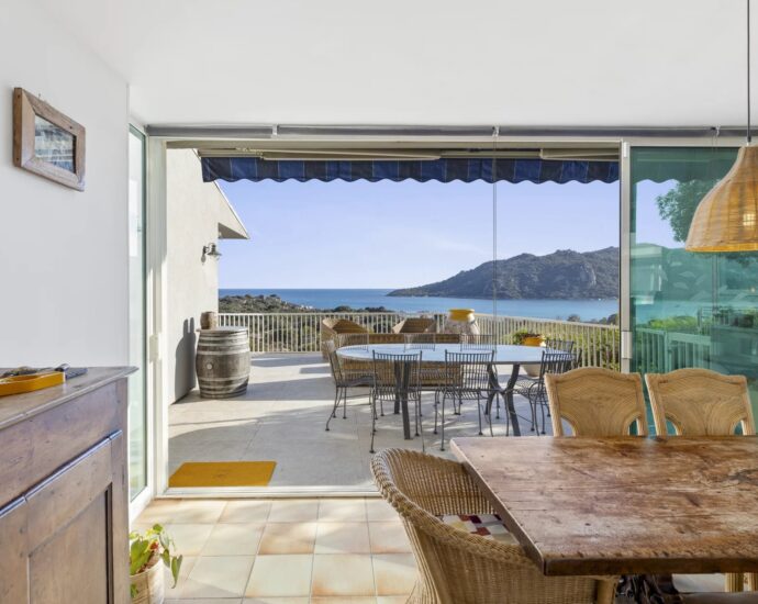 Santa-Giulia, Villa, 4 chambres, Piscine, Vue mer, Plage à pied