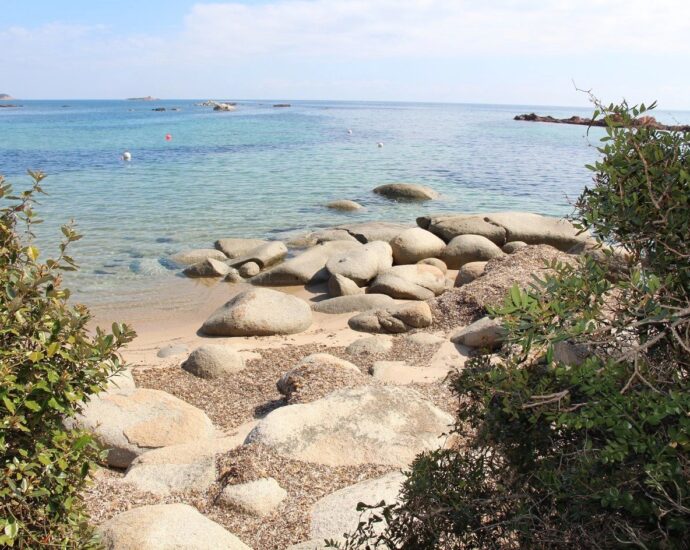 Cala Rossa, Domaine de la Tour, Villa vue mer panoramique, 7 chambres, piscine, plage à pied
