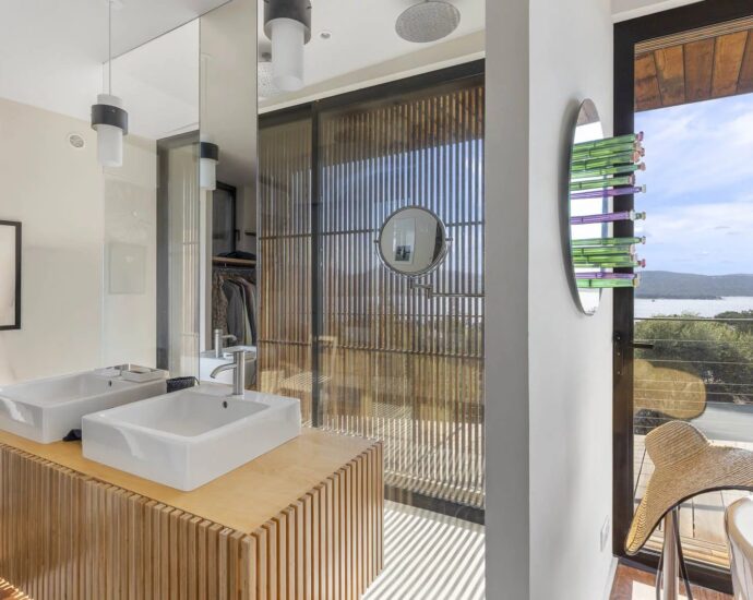 Pianotolli-Caldarello, Villa, Vue mer, 5 chambres, Piscine