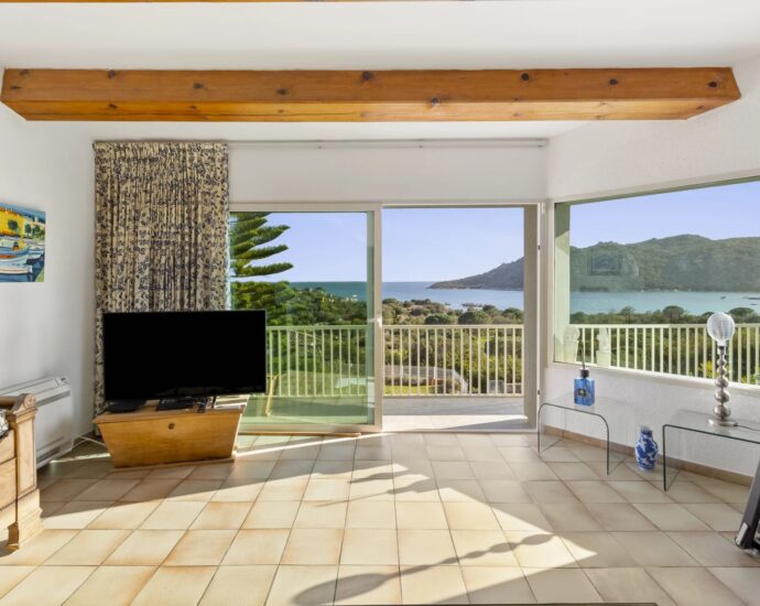 Santa-Giulia, Villa, 4 chambres, Piscine, Vue mer, Plage à pied