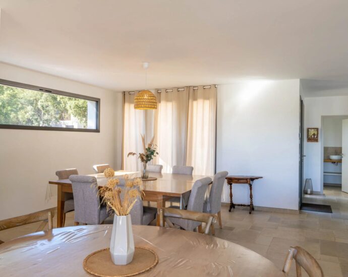 Sotta, Villa, 4 chambres, piscine chauffée, vue montagnes, proche plage