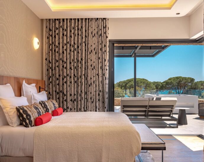 Caramontino, Hôtel Villa vue mer panoramique, 7 chambres, Piscine, Jacuzzi, Salle de sport, Plage à pied