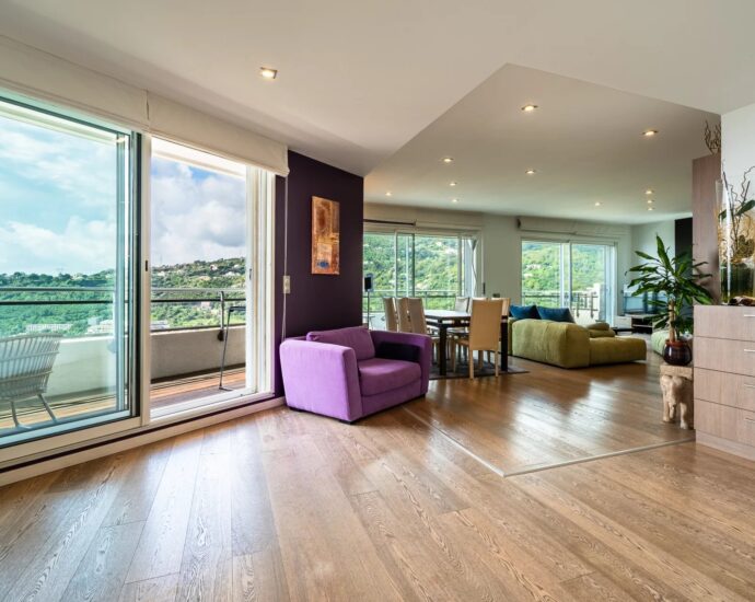 Bastia, Ville di Pietrabugno, Penthouse, vue mer, 4 chambres, piscine, proche plages