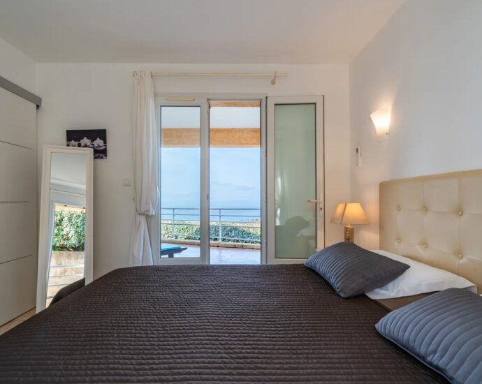 Exclusive Listing, Corbara, Marine de Davia, 2 Villas, 7 Bedrooms, 2 Pools, Panoramic Sea View, Walking Distance to the Beach