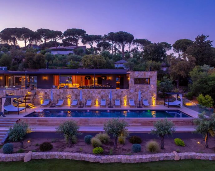 Caramontino, Hôtel Villa vue mer panoramique, 7 chambres, Piscine, Jacuzzi, Salle de sport, Plage à pied