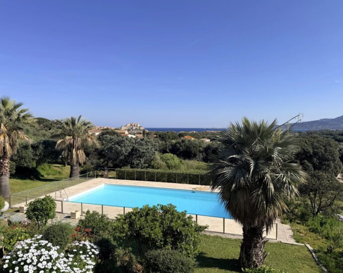 Calvi, Villa, 4 chambres, Vue mer, Piscine, Proche plage