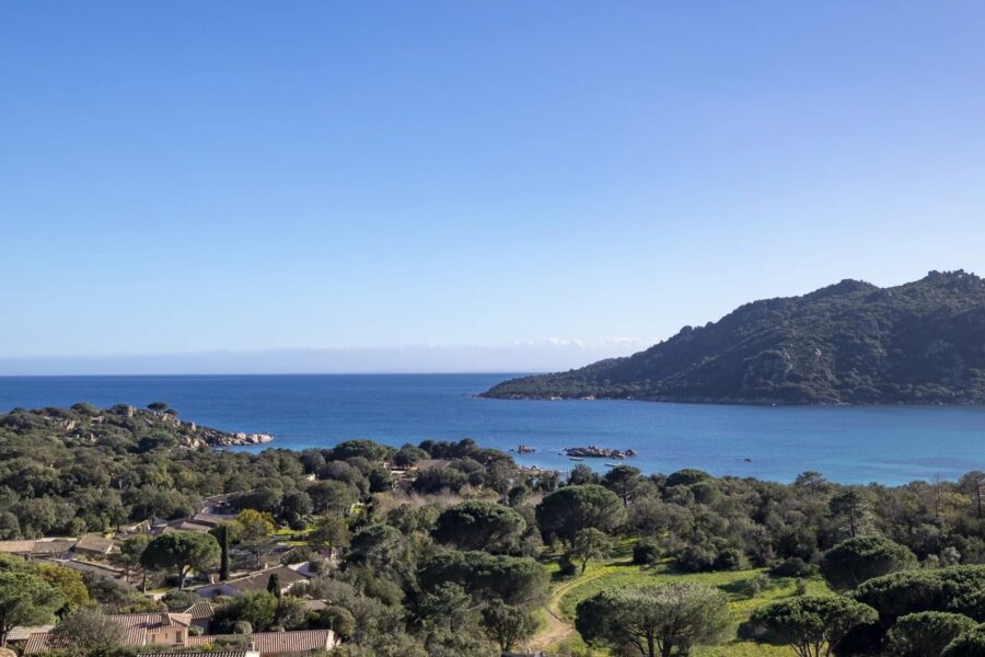 Santa-Giulia, Villa, 4 chambres, Piscine, Vue mer, Plage à pied