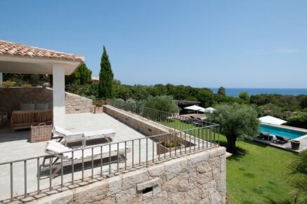 Domaine privé de Punta d&rsquo;Arasu, Villa vue mer 7 chambres, piscine, plage à pied