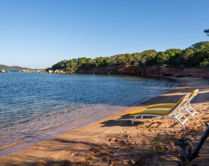 Exclusivity, Domaine de Cala Rossa, La Testa, Exceptional Waterfront Estate, 2 Villas, 7 Bedrooms, Pool, Walking Distance to the Beach, Panoramic Sea Views