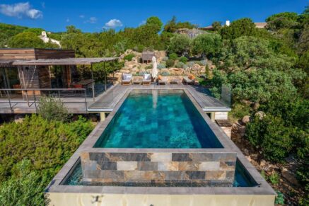 Porto Vecchio, Palombaggia, Propriété vue mer, 4 chambres, piscine, plage à pied