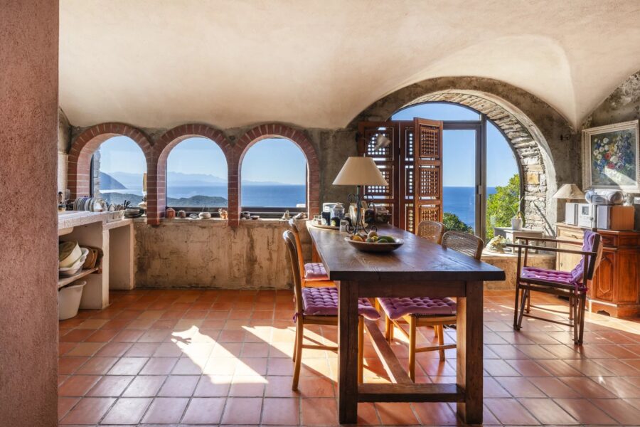 Cap Corse, Centuri, Sea View Villa, 3 Bedrooms, Patio, Close to the Beach
