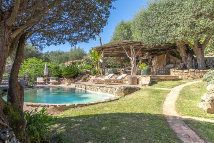 Porto-Vecchio, Piccovaggia, Villa type bergerie, 4 chambres, domaine privé, proche plage
