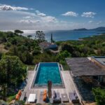 Porto Vecchio, Palombaggia, Propriété vue mer, 4 chambres, piscine, plage à pied