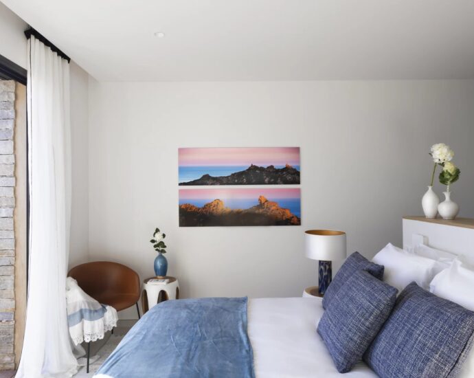 Domaine privé – Pinarello, Villa de 5 chambres, vue mer, piscine à débordement, proche plage