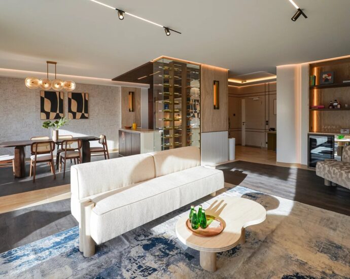 Monaco, Château Périgord I, Furnished 4-room apartment with sea view, ideally located close to all amenities.