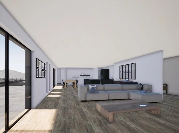 Cap Corse, Miomo, terrain constructible avec permis de construire, vue mer panoramique