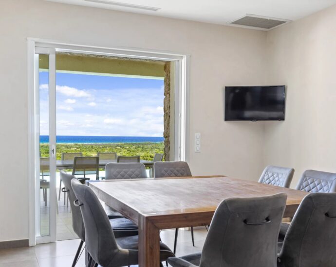 Solenzara, Villa 4 Chambres, 2 appartements indépendants, Piscine, Vue mer et montagne panoramique, proche plage