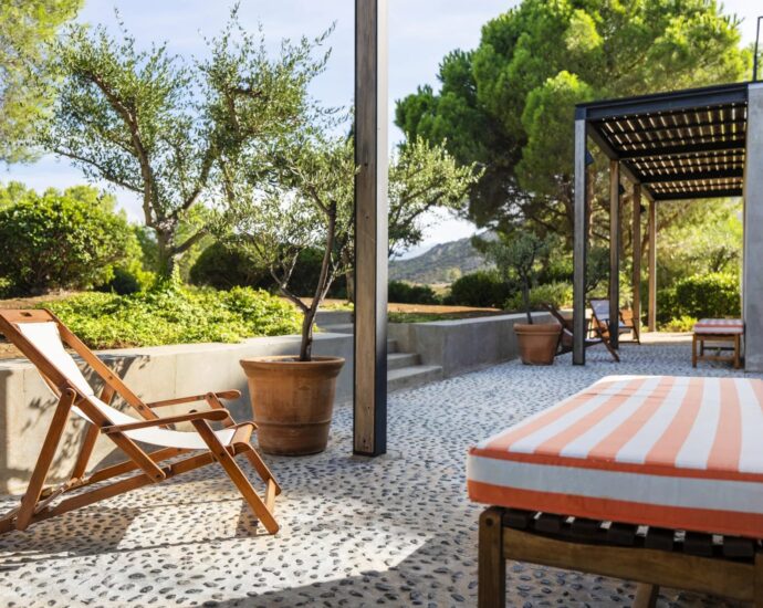 Saint-Florent,  Contemporary Villa, 4 Bedrooms, Panoramic Sea View, Private Estate, Walking Distance to Beach