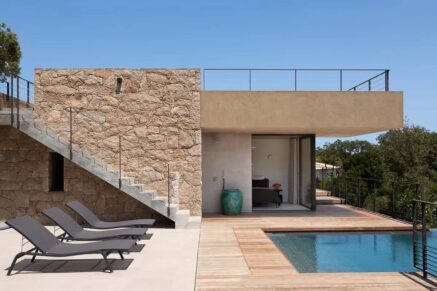 Porto-Vecchio, Domaine de Cala Rossa, villa 4 chambres, piscine, plage à pied