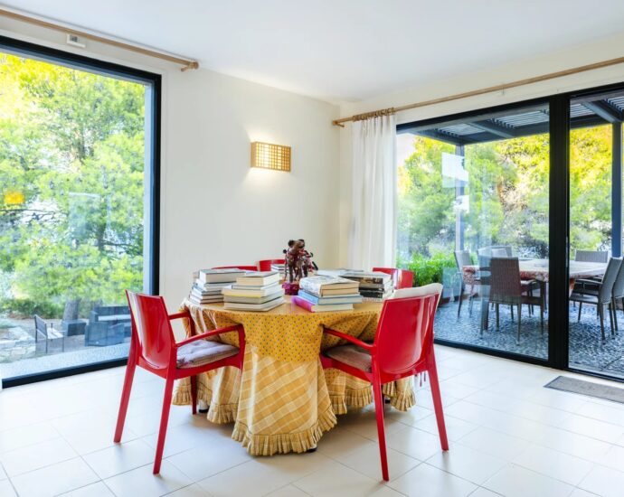 Saint-Florent,  Contemporary Villa, 4 Bedrooms, Panoramic Sea View, Private Estate, Walking Distance to Beach