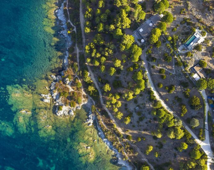 Saint-Florent,  Contemporary Villa, 4 Bedrooms, Panoramic Sea View, Private Estate, Walking Distance to Beach